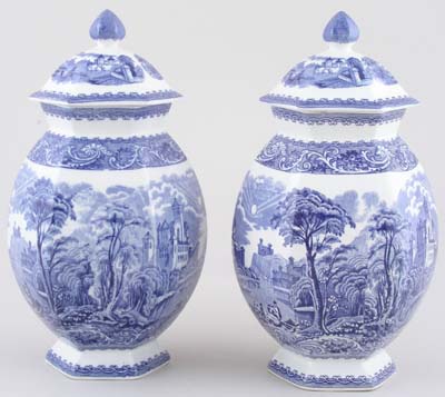 Vases Pair with Covers c1915